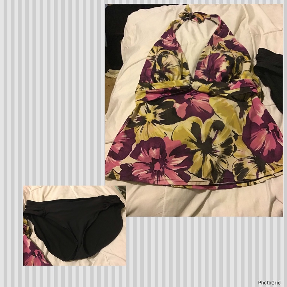 Jantzen Classics 16 top/ time and Tru 1X 16-18W bottoms two piece swimsuit